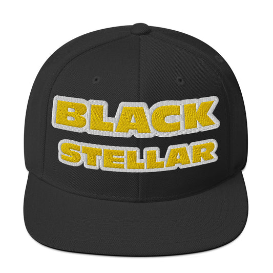 G.O.G.E.T.T.A "Black Stellar" Embroidered Snapback Hat