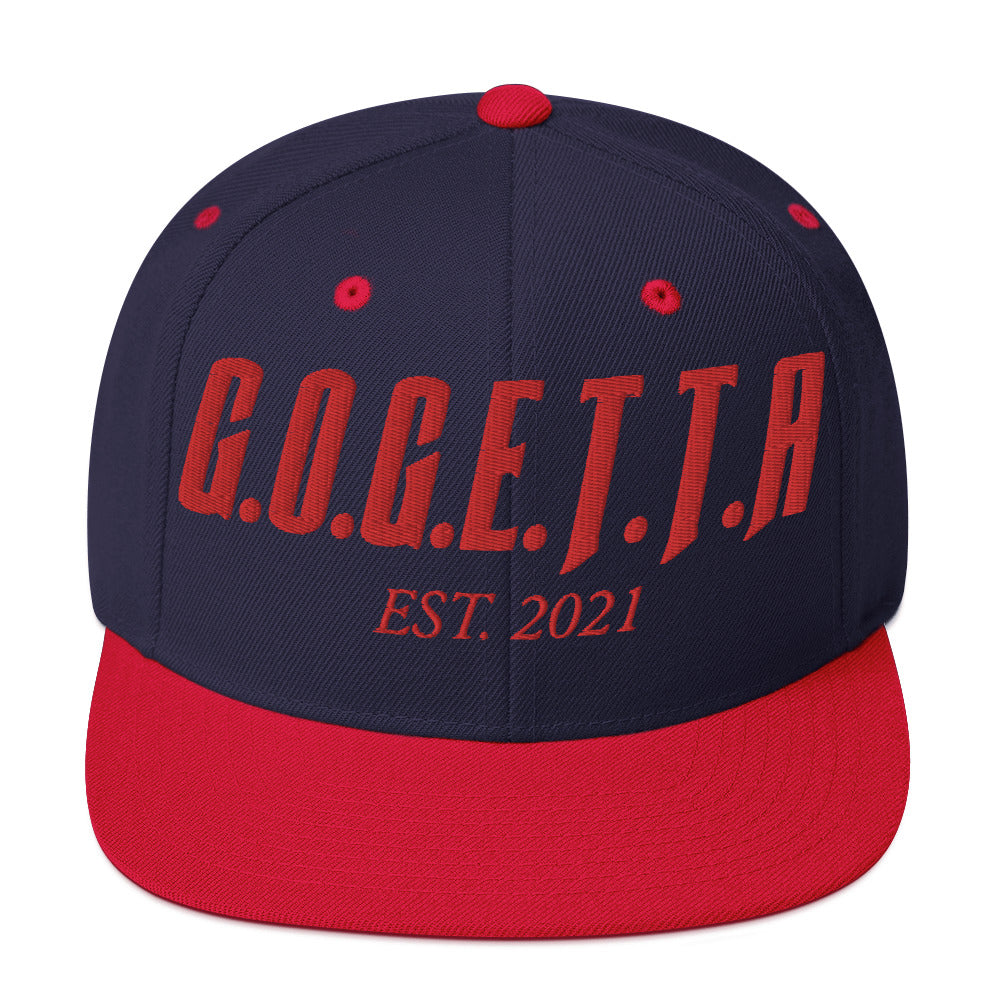G.O.G.E.T.T.A "PUFF 3D" Embroidered Snapback Hat