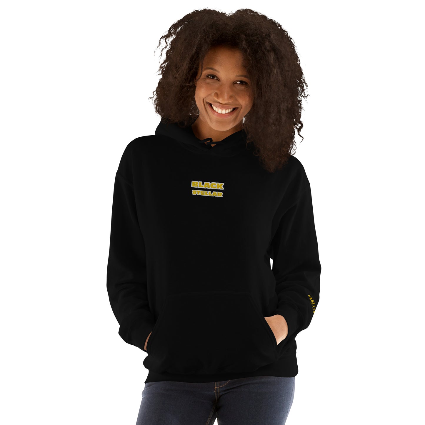 G.O.G.E.T.T.A "Black Stellar" Embroidered Unisex Hoodie