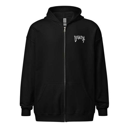 G.O.G.E.T.T.A Embroidered & DTP "Money Bear" Unisex heavy blend zip hoodie